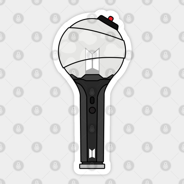 bts army bomb lightstick Bts Sticker TeePublic